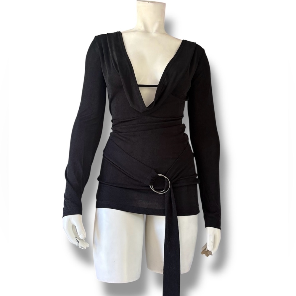 DollsKill | NWT’s Current Mood Cyber Y2K Belted Goth Grunge Mini Dress